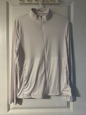 Under Armour White Full-Zip ISO-Chill Utility Jacket